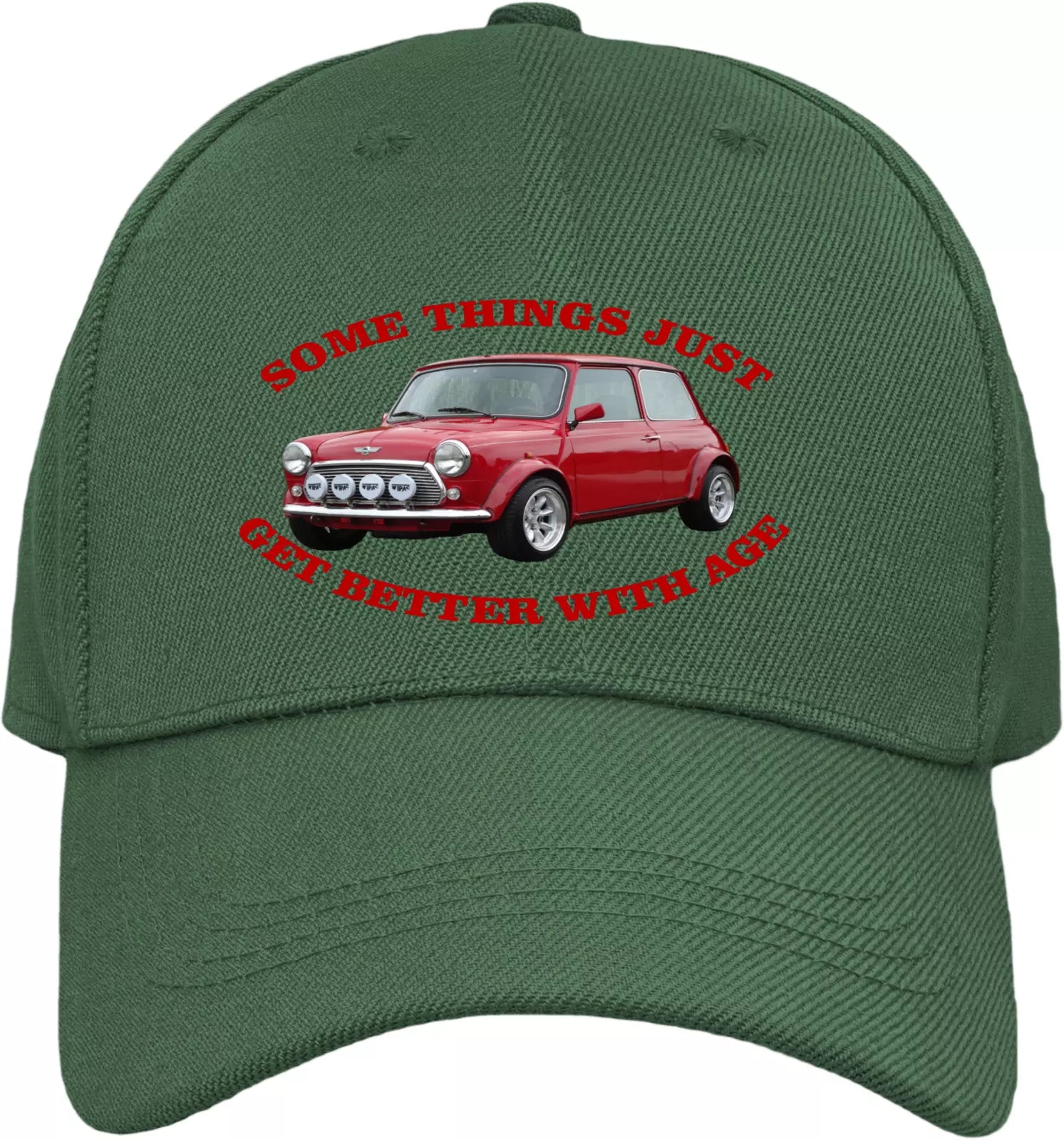 Retro Vintage Classic Mini Better With Age Birthday Logo Quality Baseball Cap