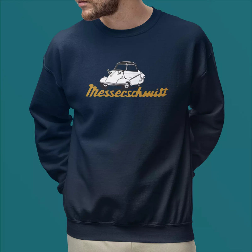 Retro Vintage 1950's Messerschmitt Bubble Car Premium Quality Sweatshirt