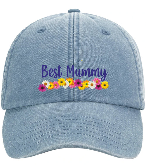 Custom Best Mummy Mothers Day Gift Premium Vintage Low Profile Baseball Cap