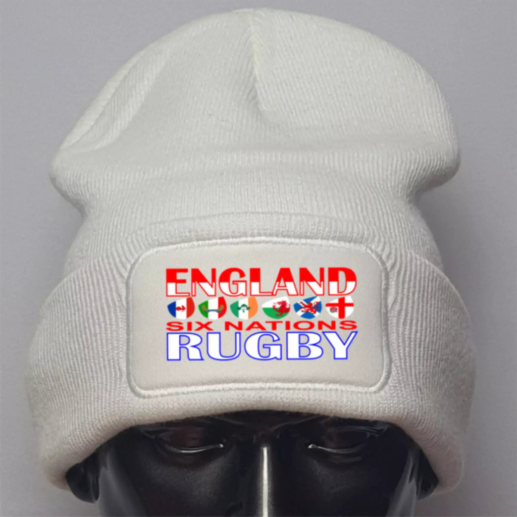2026 Rugby Six Nations England Premium Quality Beanie Hat