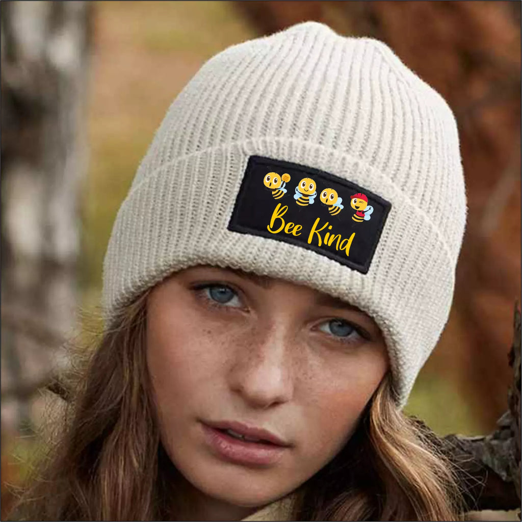 Natural World Bee's Gardening Bee Kind Patch Beanie