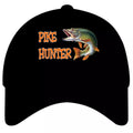 Signature Apparel - angling-pike-hunter-fishing-image-premium-quality-colour-decorated-baseball-cap-1