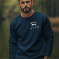 Signature Apparel - retro-vintage-classic-english-quality-triumph-stag-premium-quality-sweatshirt-1
