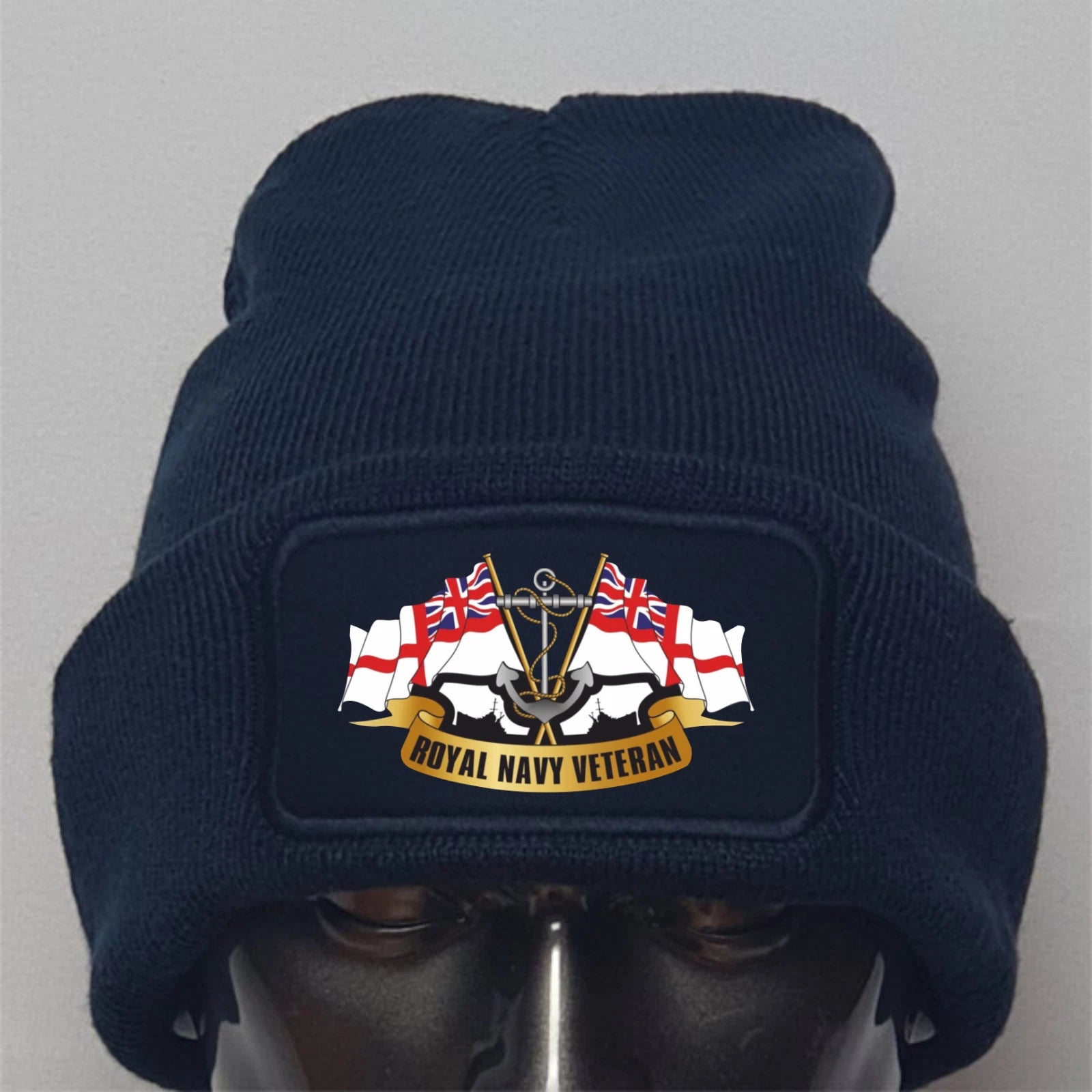 Royal Navy Veteran Ensign Premium Quality Beanie Hat