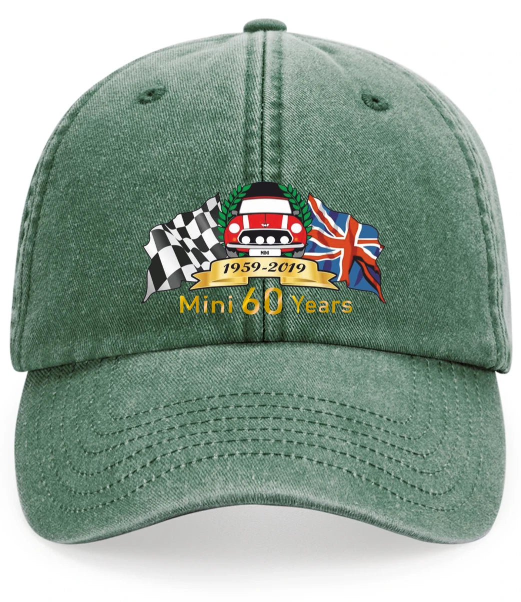 Vintage Motoring Mini 60 Year Celebration Vintage Low Profile Baseball Cap