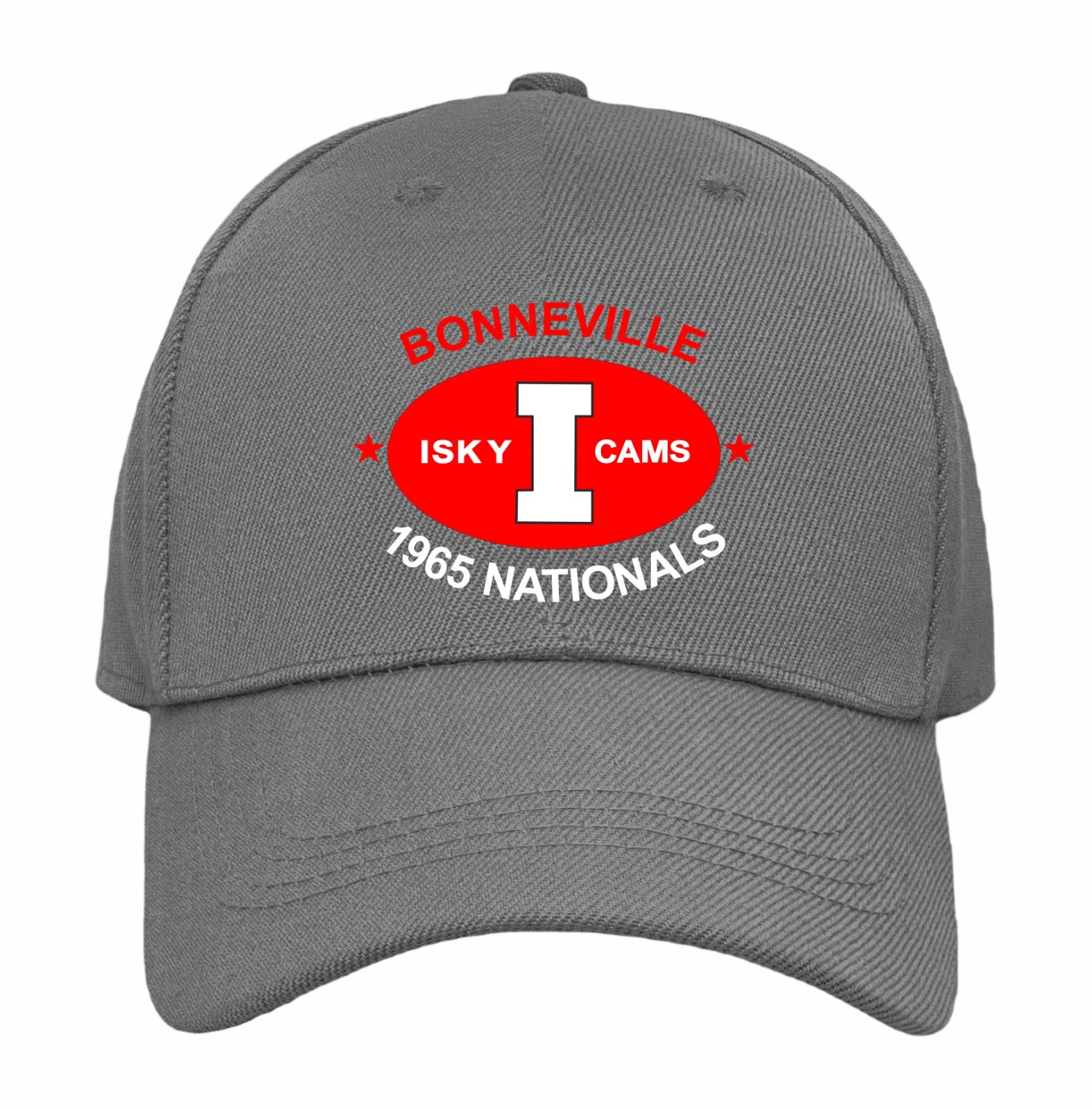 Retro Classic 1965 iSKY Cams Bonneville Flats Motorcycle Logo Biker Baseball Cap