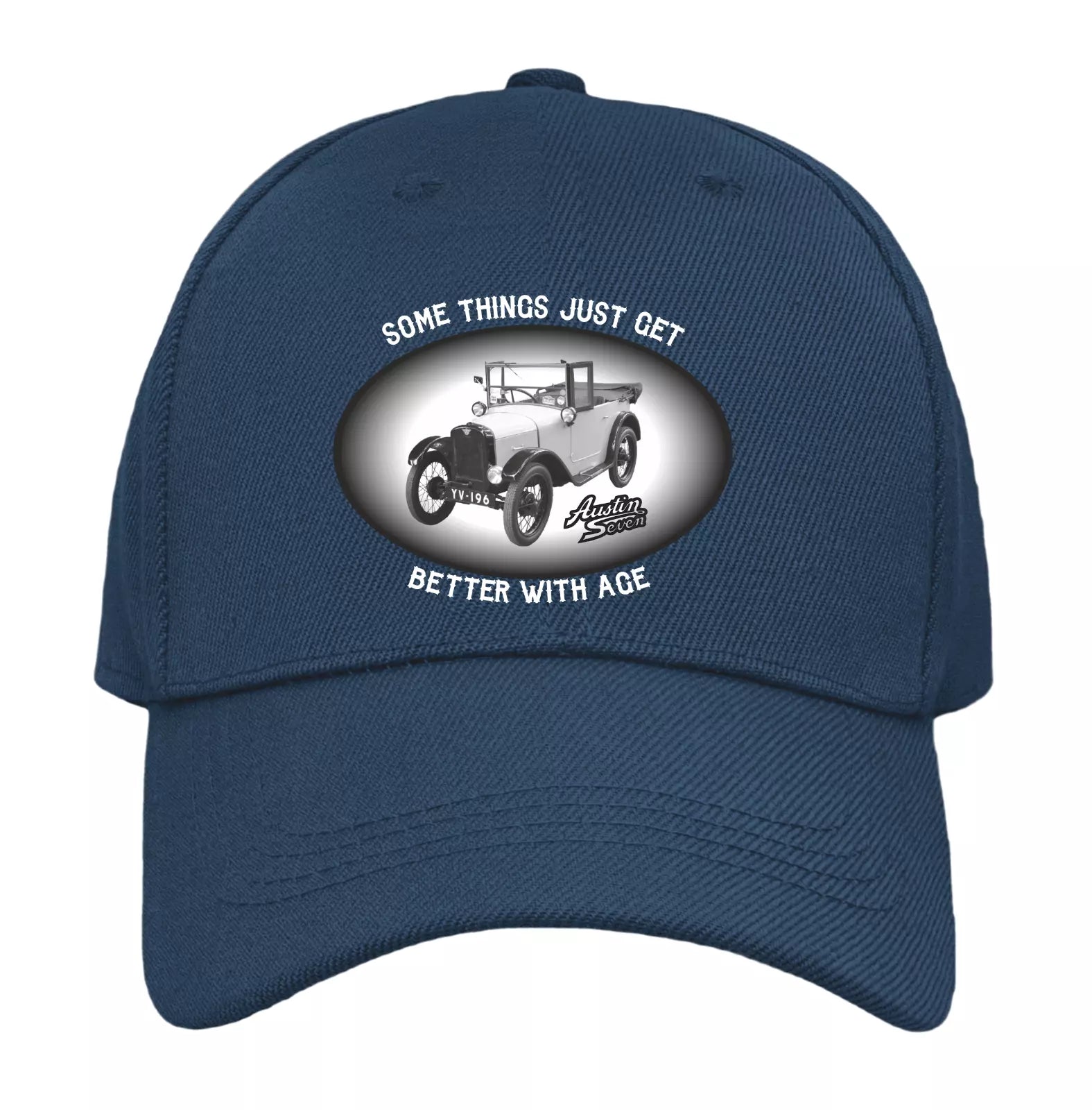 Retro Vintage Austin 7 Image Better With Age Text Premium Quality Baseball Cap
