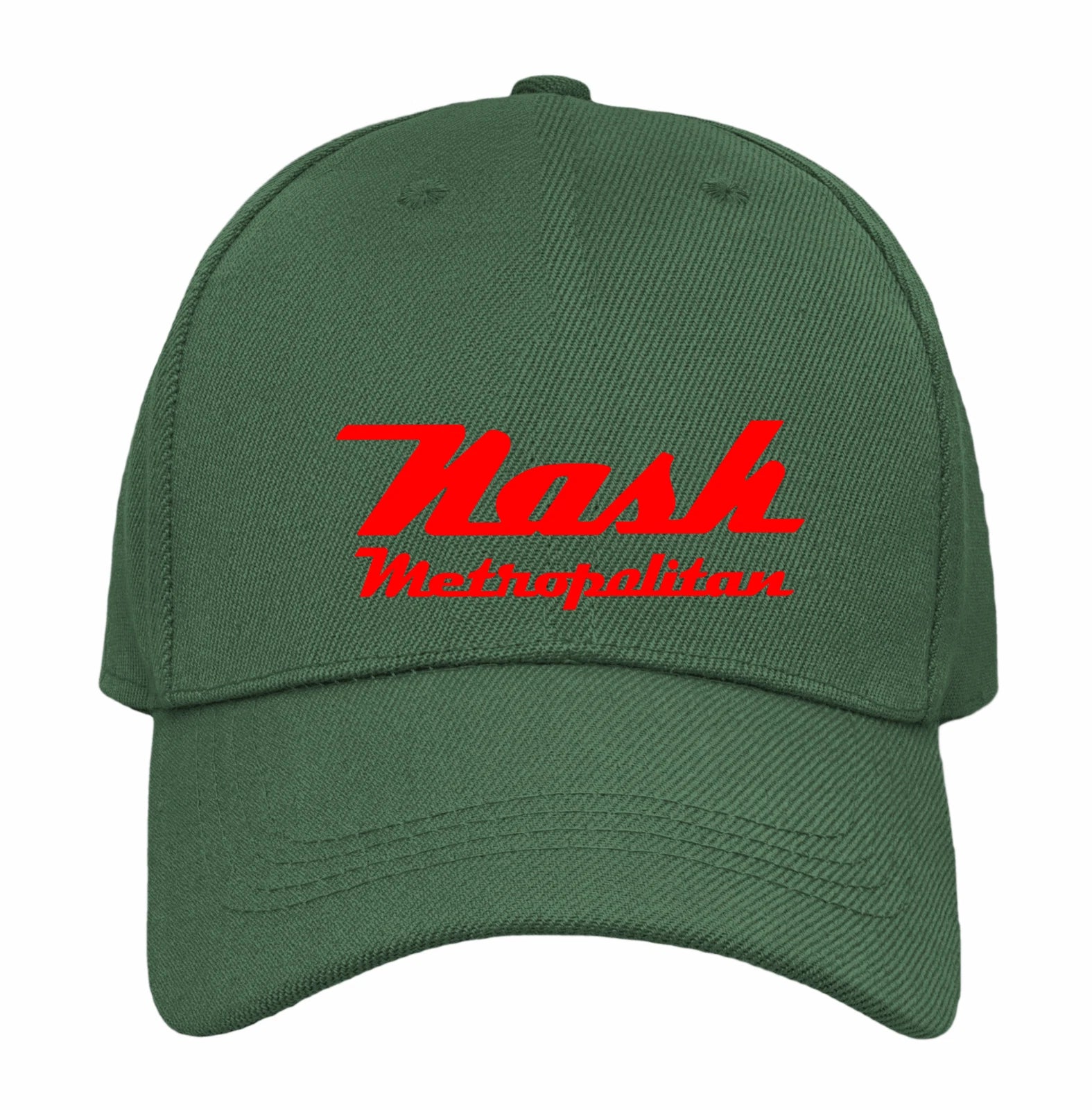 Vintage Motoring Nash Metropoitan Logo and Image Quality Baseball Cap
