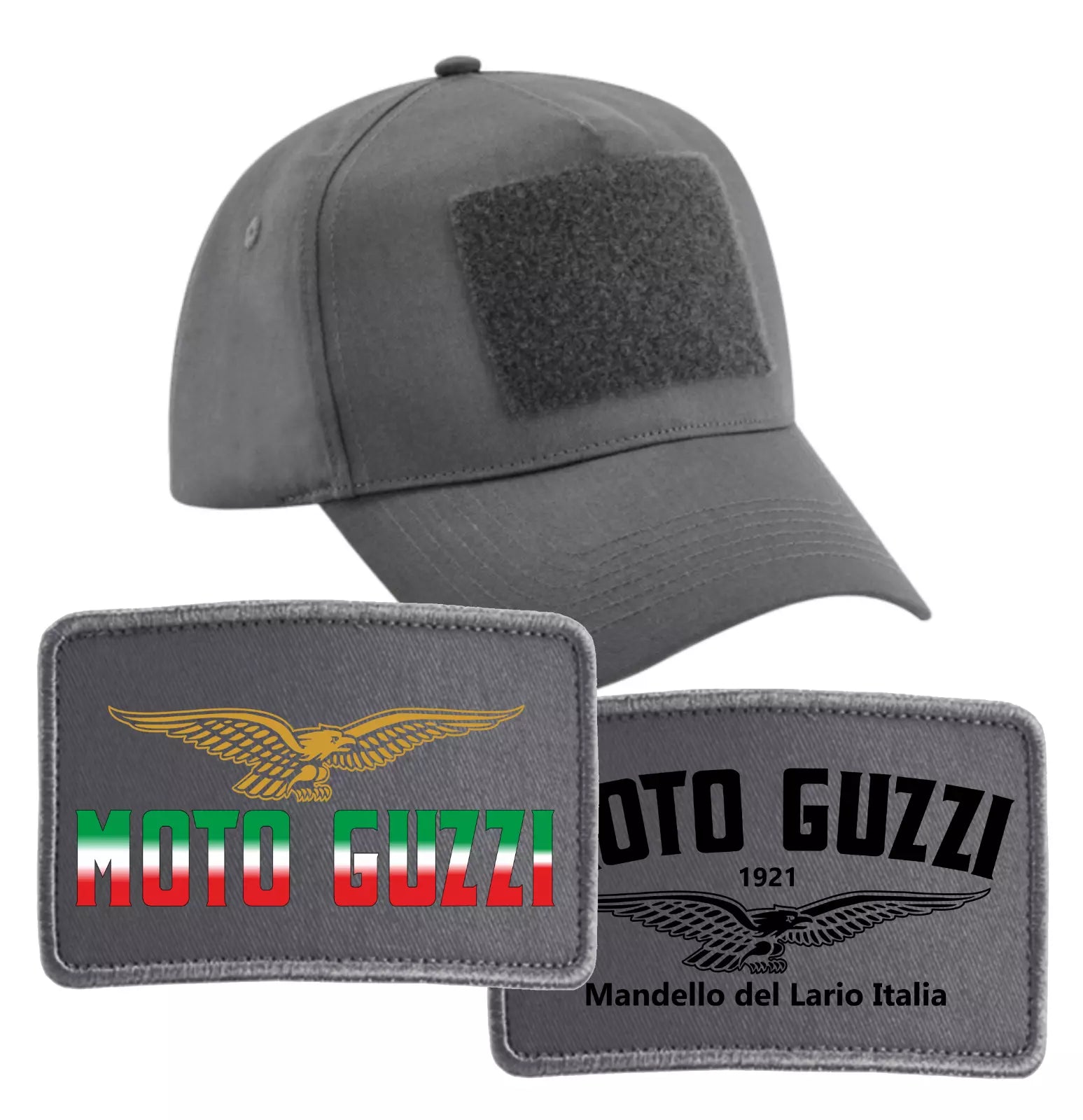 Interchangeable Moto Guzzi Motorcycle Biker Logo Premium Quality Baseball Cap