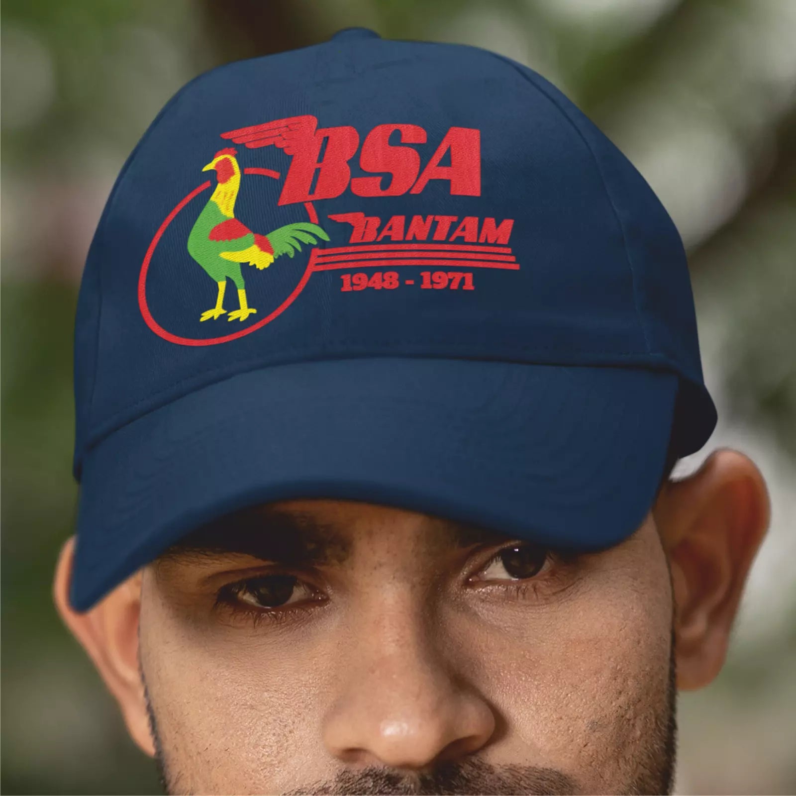 Vintage Classic English BSA Bantam Motorcycle Logo Biker Quality Baseball Cap