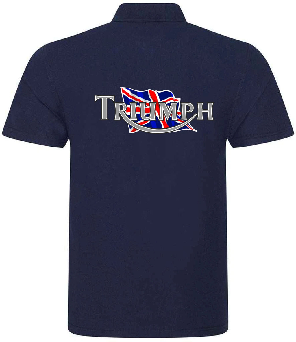 Customisable Retro Vintage Classic Triumph Premium Quality Poloshirt  XS-4XL
