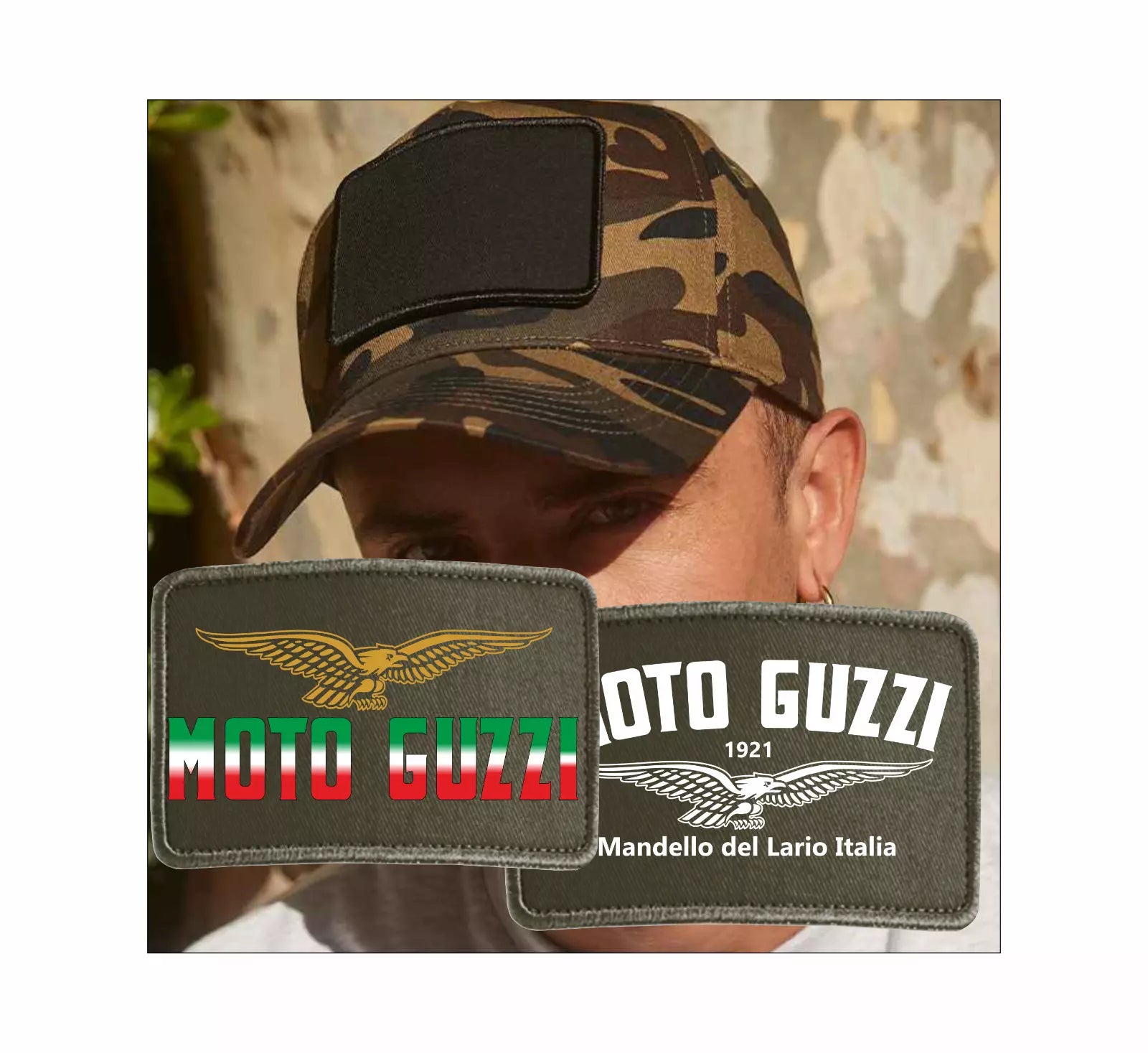 Interchangeable Moto Guzzi Motorcycle Biker Logo Premium Quality Baseball Cap