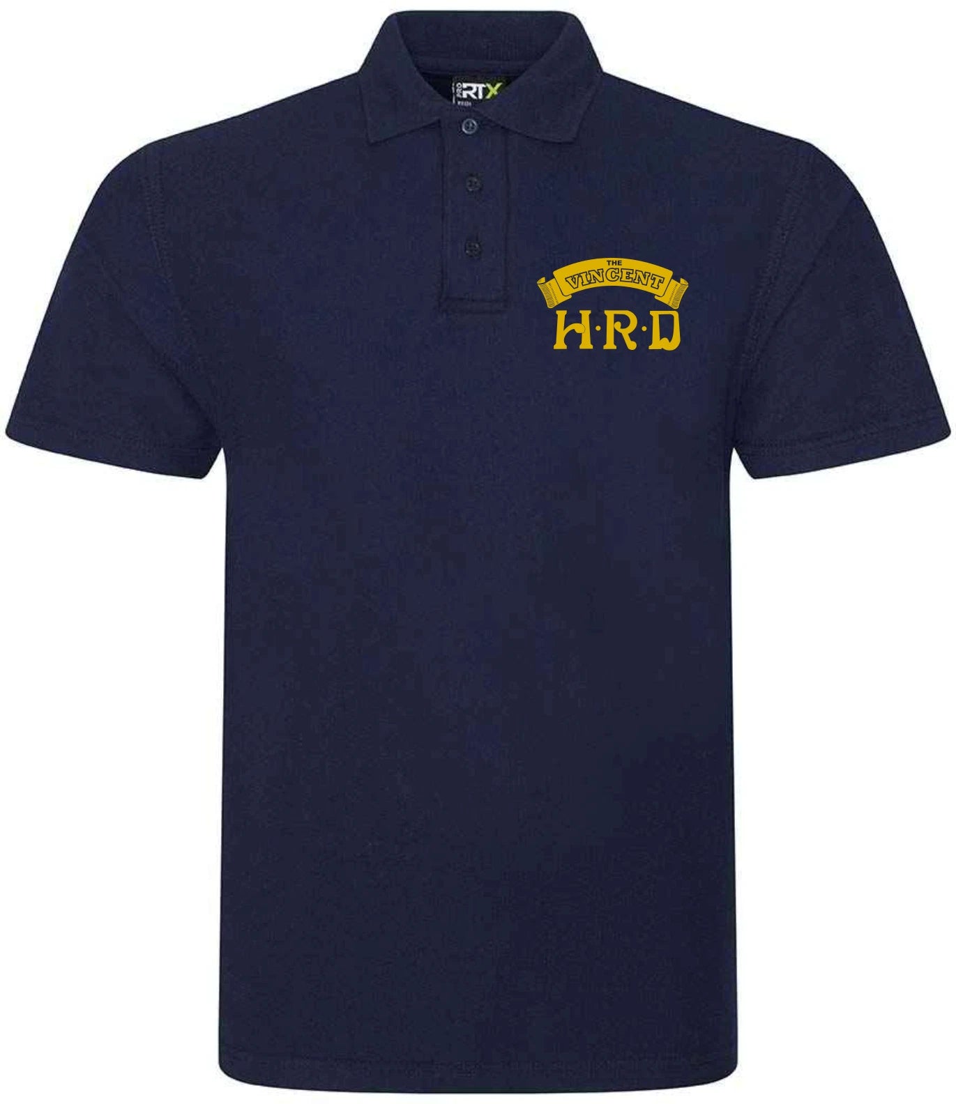 Customisable Vintage Classic Vincent HRD Motorcycle Premium Quality Poloshirt