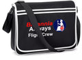 Custom Retro Vintage Britannia Airlines Crew Messenger Travel Holiday Bag