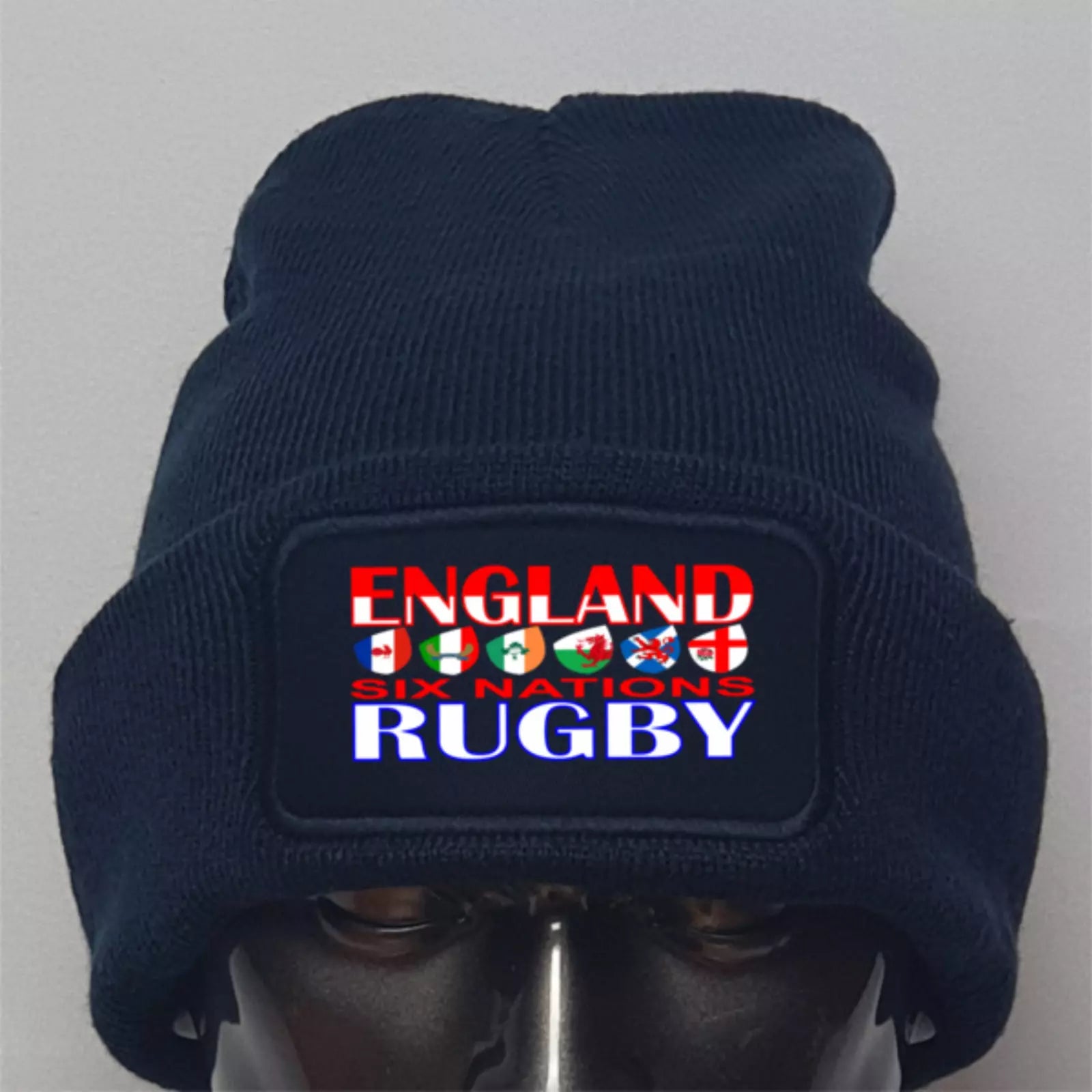 2026 Rugby Six Nations England Premium Quality Beanie Hat