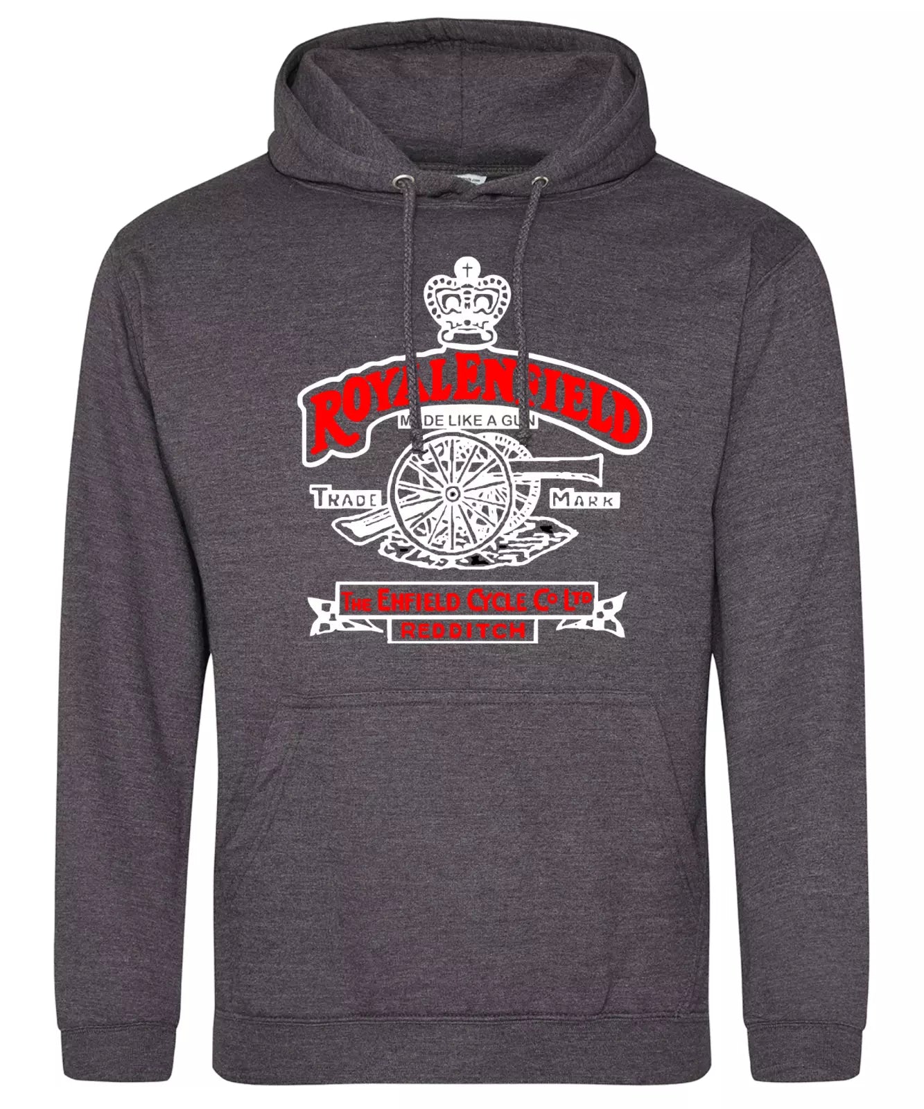 Vintage Classic Royal Enfield Gun Motorcycle Biker Premium Hooded Sweatshirt