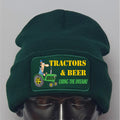 Funny Humorous Tractors & Beer Tractor Driver Farmers Premium Quality Beanie Hat