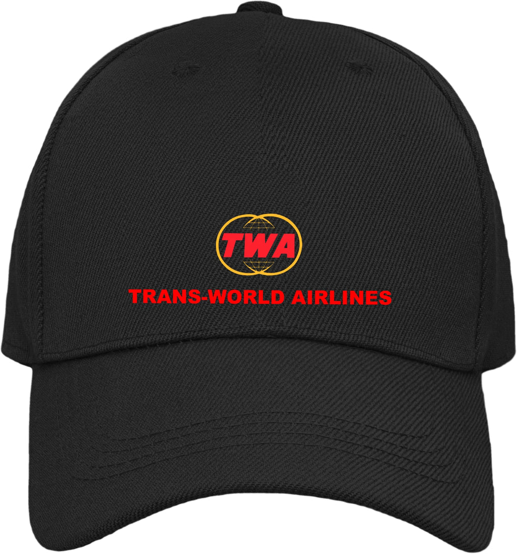 Retro Classic Iconic TWA USA  Airline Collectors Travel Quality  Baseball Cap