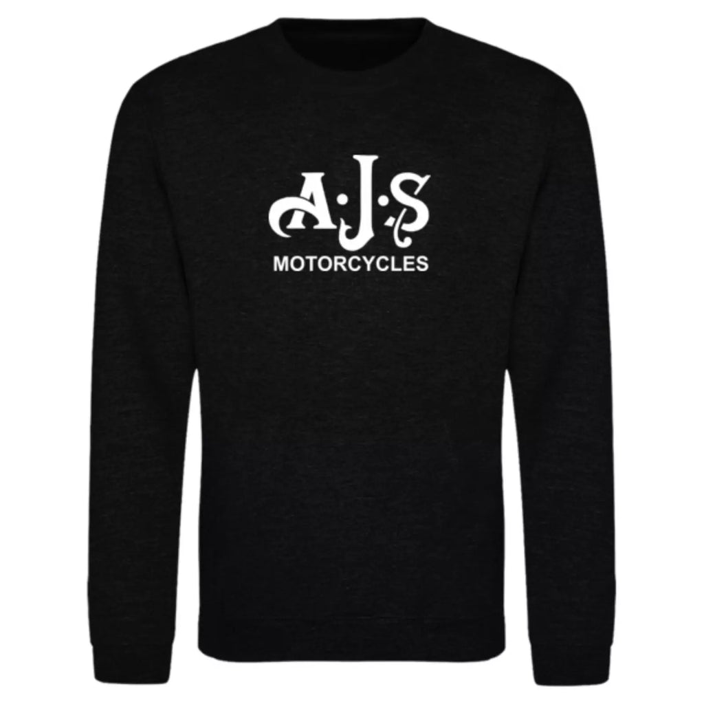 Retro Vintage Classic English  AJS Motorcycle Biker Premium Quality Sweatshirt
