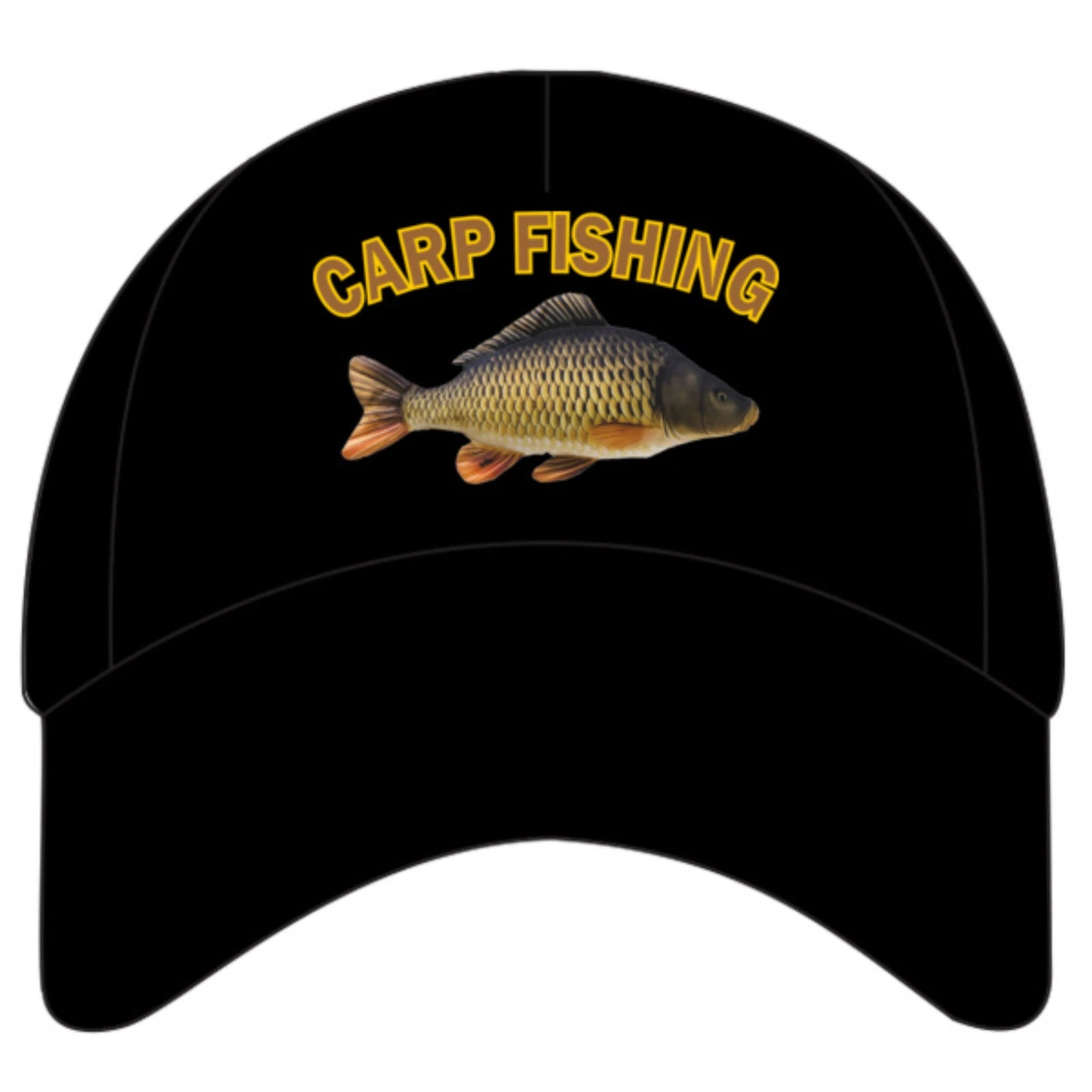 Angling Carp Fishing Image Premium Quality Colour Decorated Baseball Cap